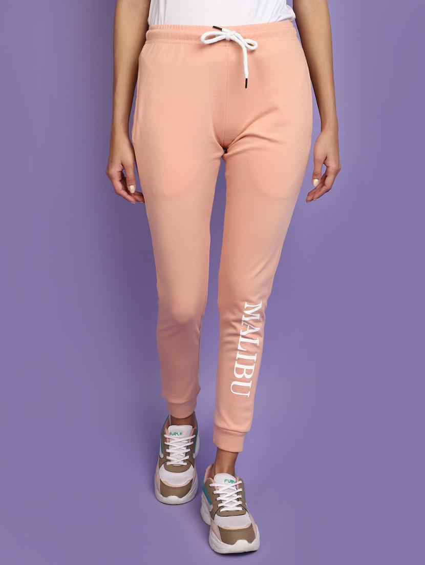 pink cotton joggers - 20572236 - Zoom Image - 0