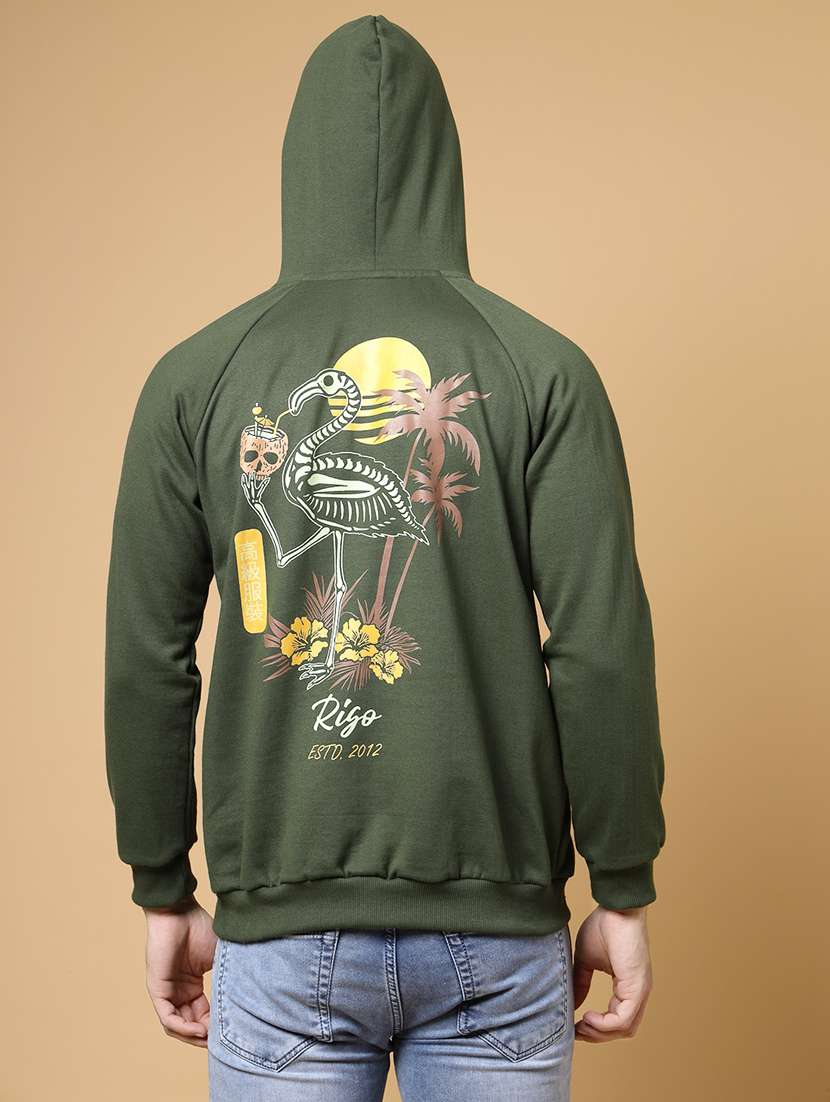 men long sleeves front & back print sweatshirt - 20572314 - Standard Image - 2