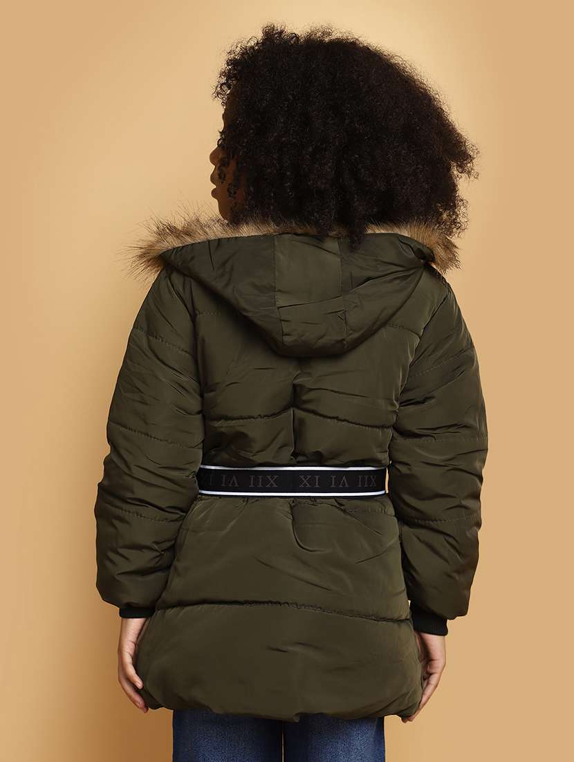 girls solid color henley neck jacket - 20572446 - Standard Image - 2