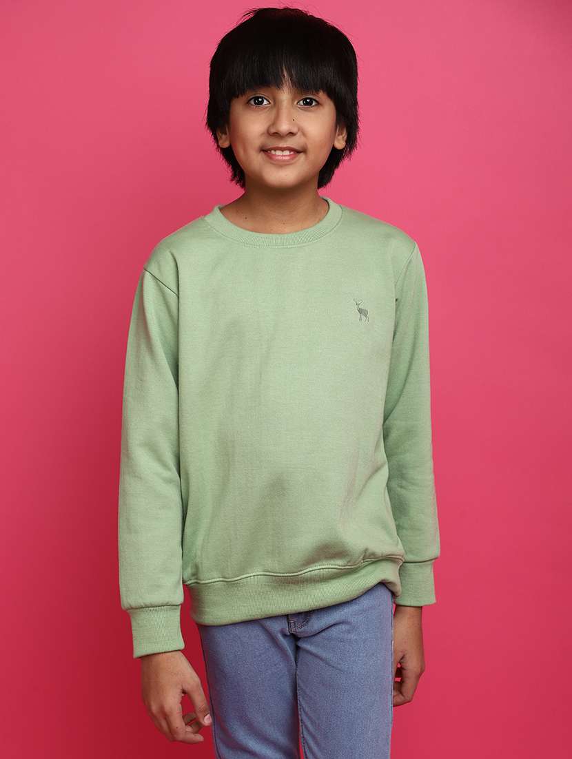boys pack of 2 solid sweatshirt - 20572744 - Standard Image - 2