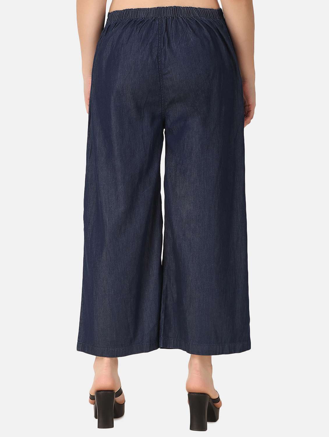 women floral mid rise palazzo - 20572818 -  Standard Image - 2