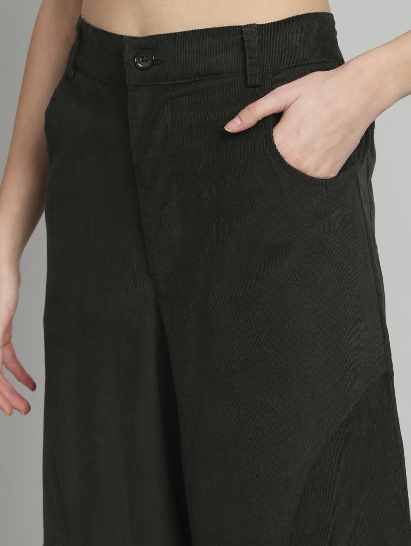 green corduroy trousers - 20572919 - Standard Image - 7