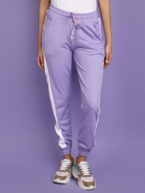 lavender cotton joggers - 20588495 - Standard Image - 0