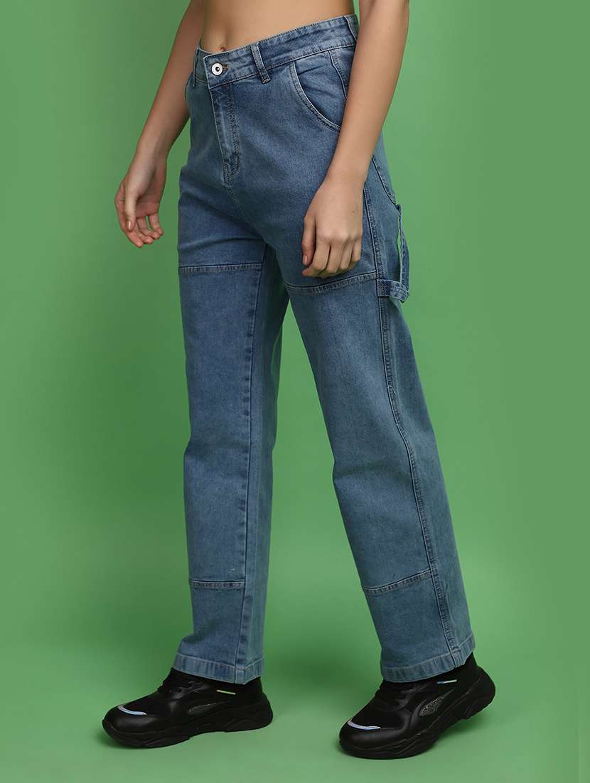 women mid rise denim jeans - 20588766 -  Standard Image - 2