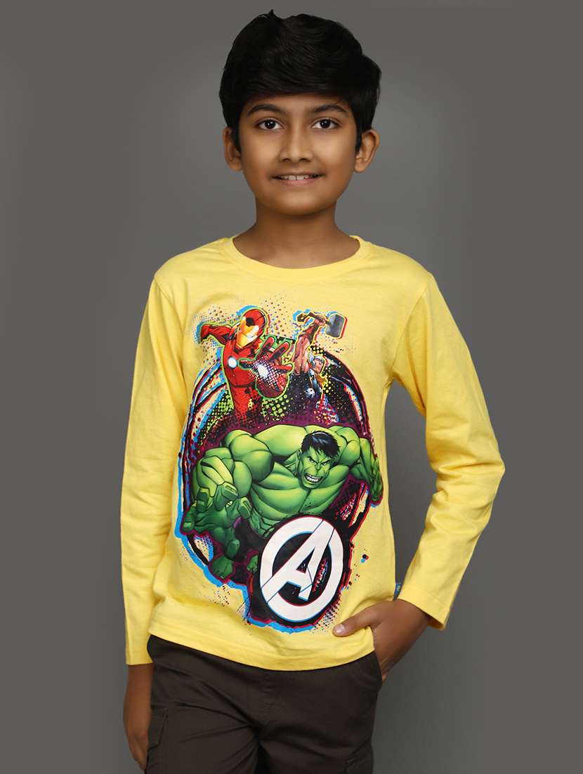 boys front print t-shirt