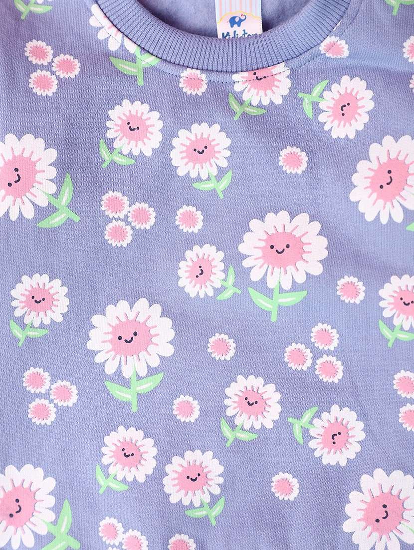 lavender round neck sweatshirts - 20590015 -  Standard Image - 2