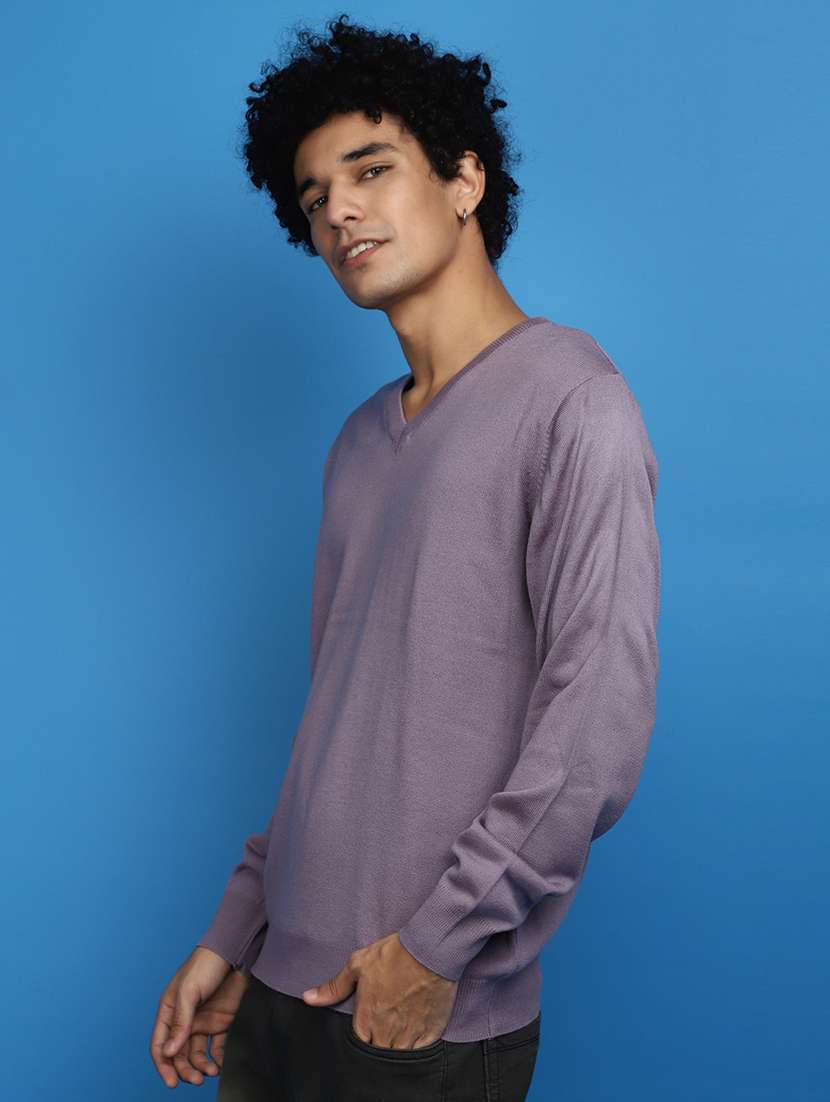 men plain long sleeves sweatshirt - 20590357 -  Standard Image - 2