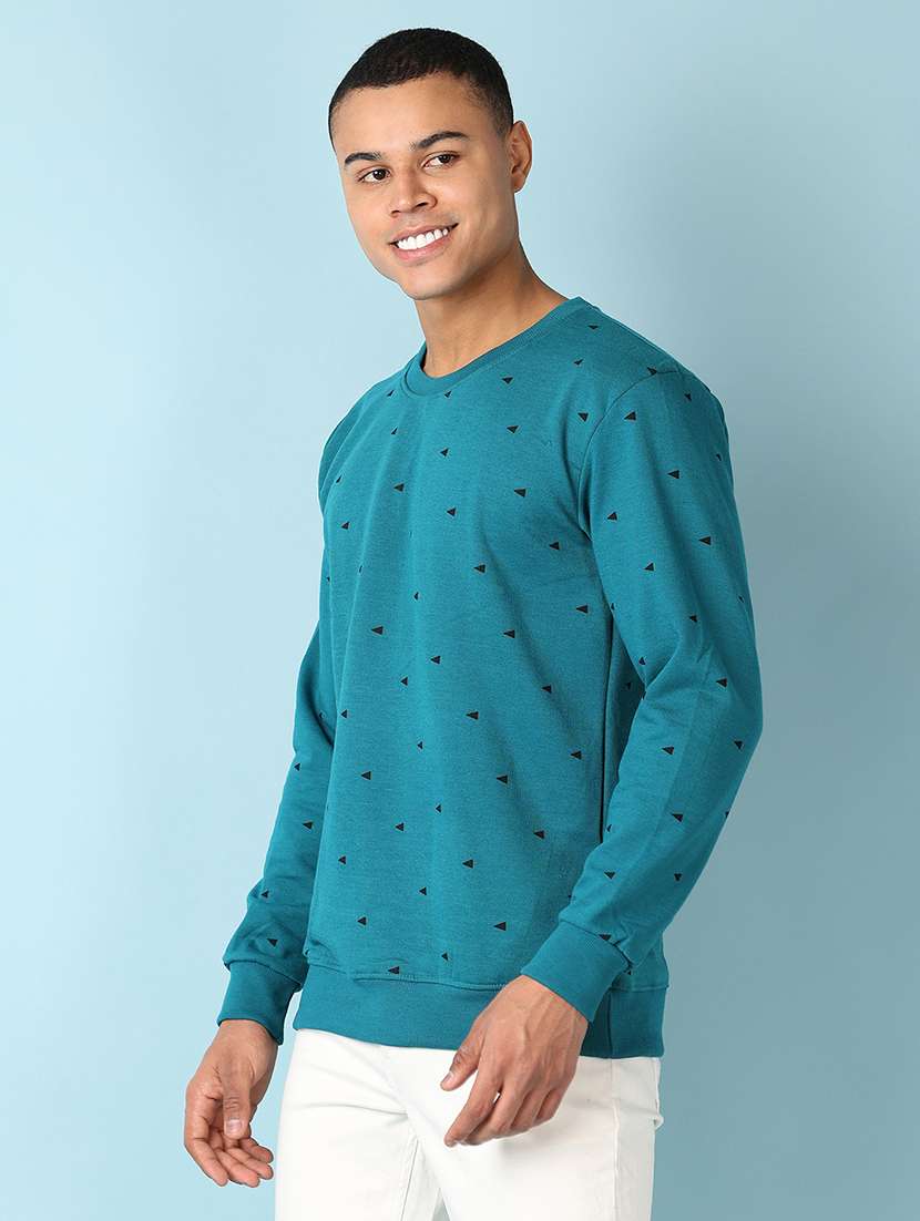 men long sleeves printed sweatshirt - 20590786 - Standard Image - 2