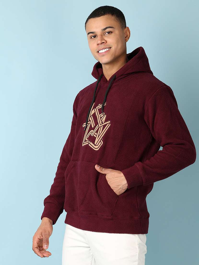 men long sleeves chest print sweatshirt - 20590789 -  Standard Image - 2