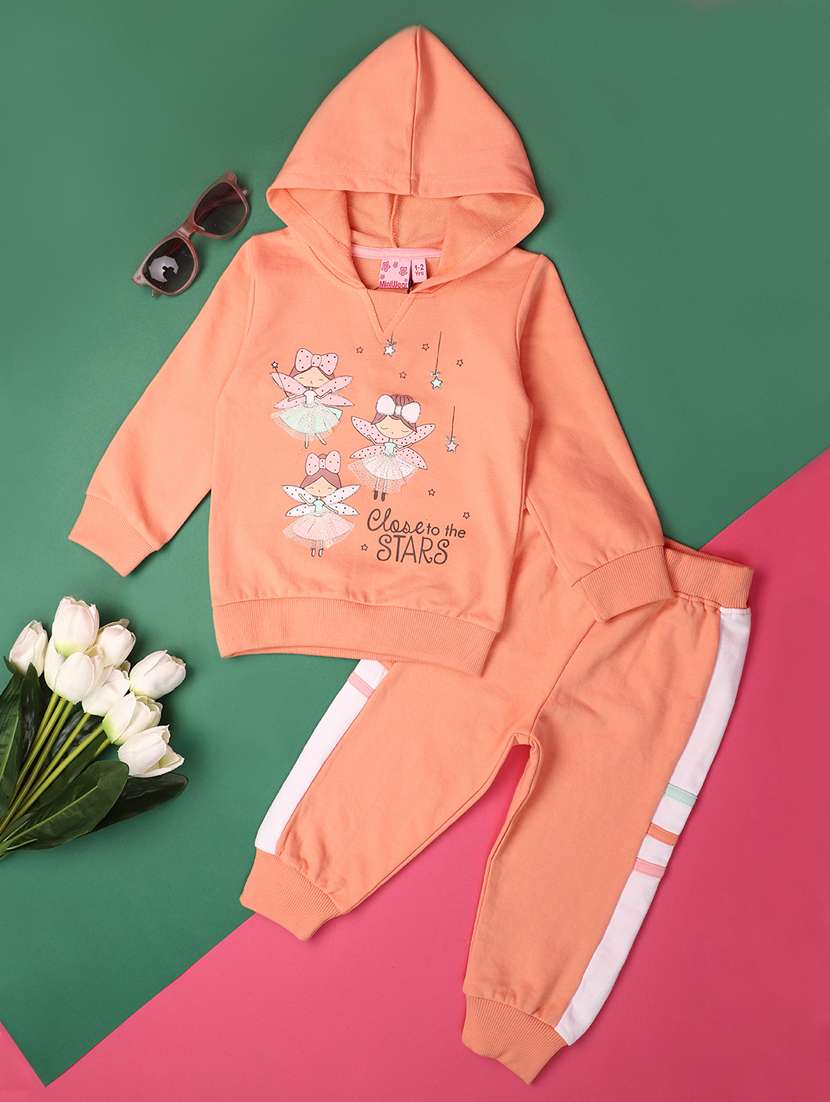 pink cotton suit sets twin & dungree