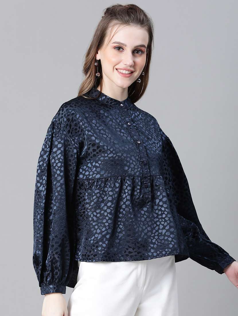 plus size women printed high low top - 20592415 -  Standard Image - 2