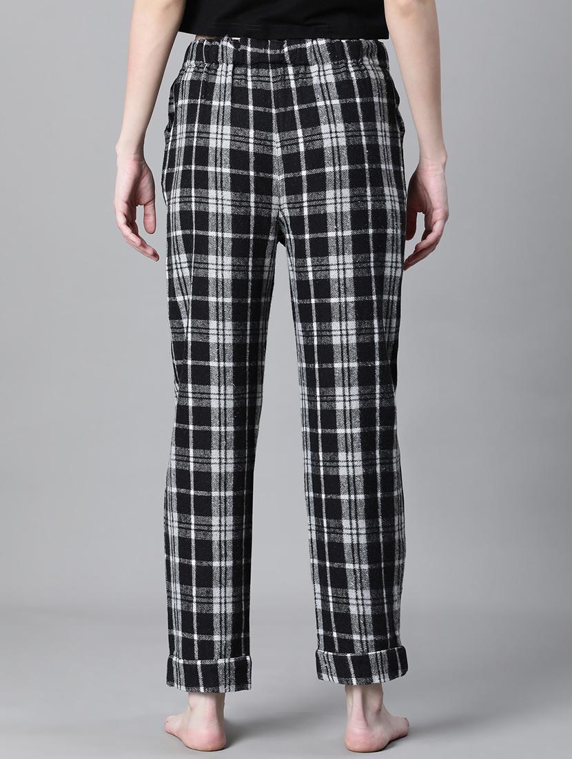 women black checkered pajama - 20592567 - Standard Image - 2