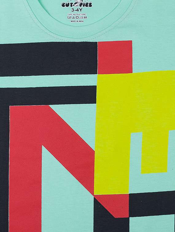 boys printed capri twin set - 20592765 -  Standard Image - 2