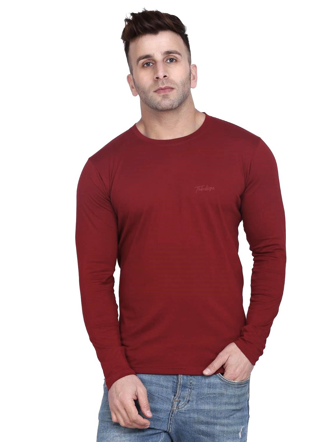 multi colored cotton blend plain tshirt - 20594304 - Standard Image - 7