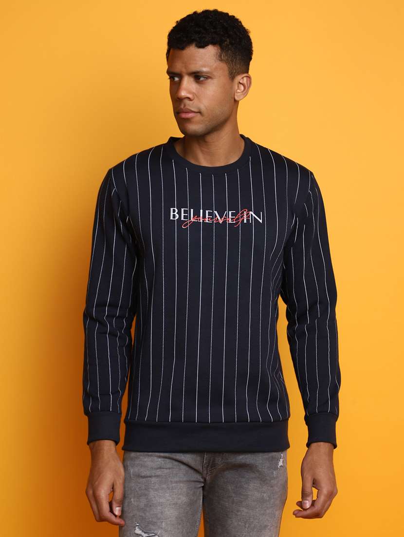 men all over print sweatshirt