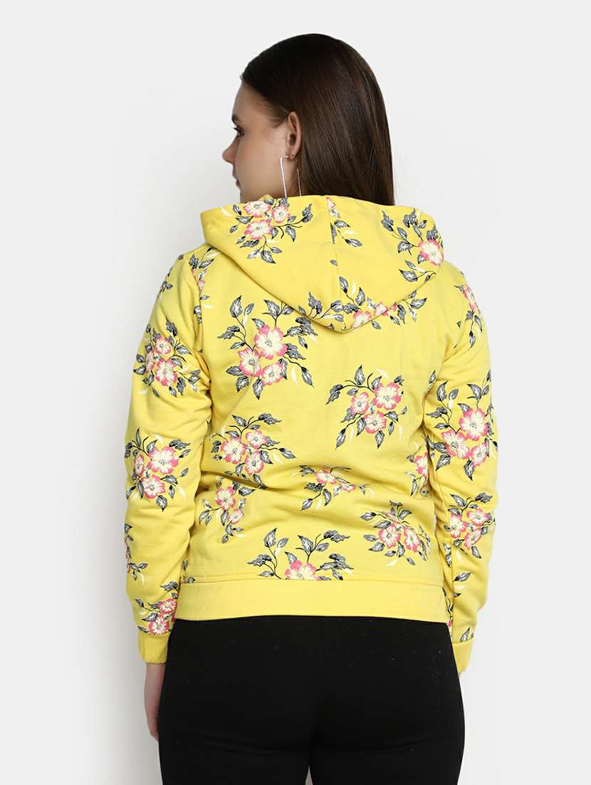 women all over print hooded sweatshirt - 20595035 -  Standard Image - 2