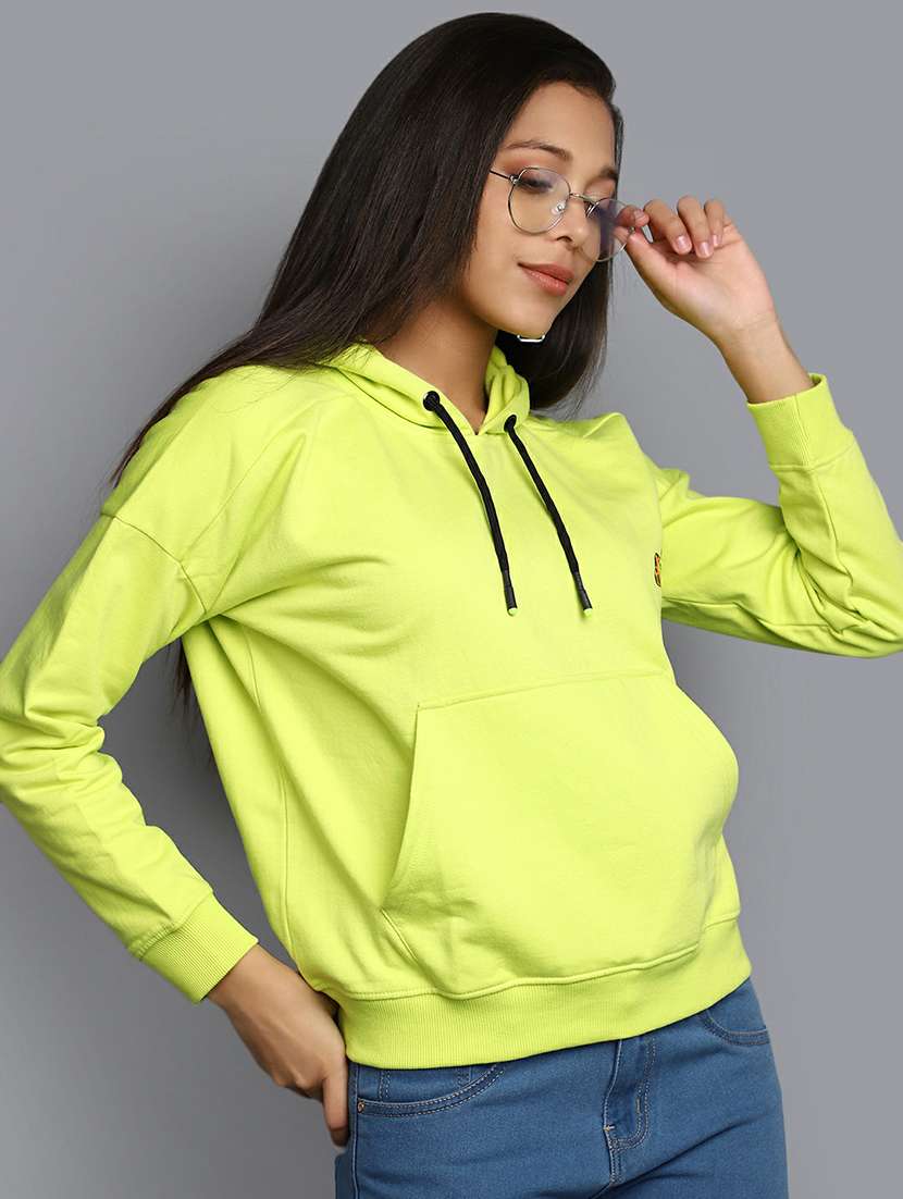 women back print hooded sweatshirt - 20595037 -  Standard Image - 2
