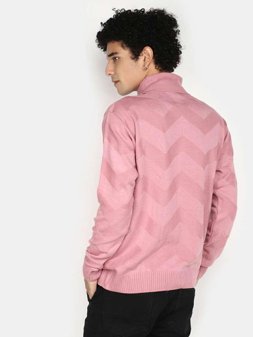 men self design long sleeve regular fit pullover  - 20595125 -  Standard Image - 2