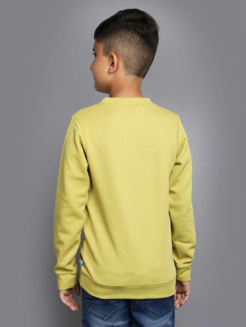 boys yellow full sleeve t-shirt - 20595229 -  Standard Image - 2