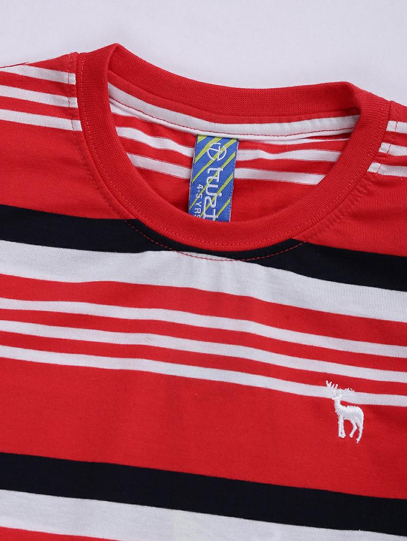 kids all over striped t-shirt - 20595275 - Standard Image - 2