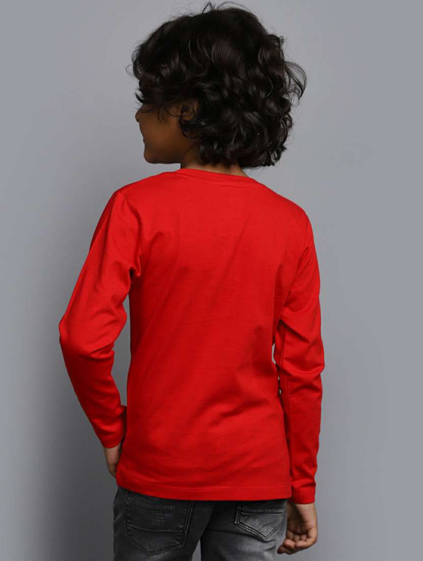 boys red graphic t-shirt - 20595285 -  Standard Image - 2