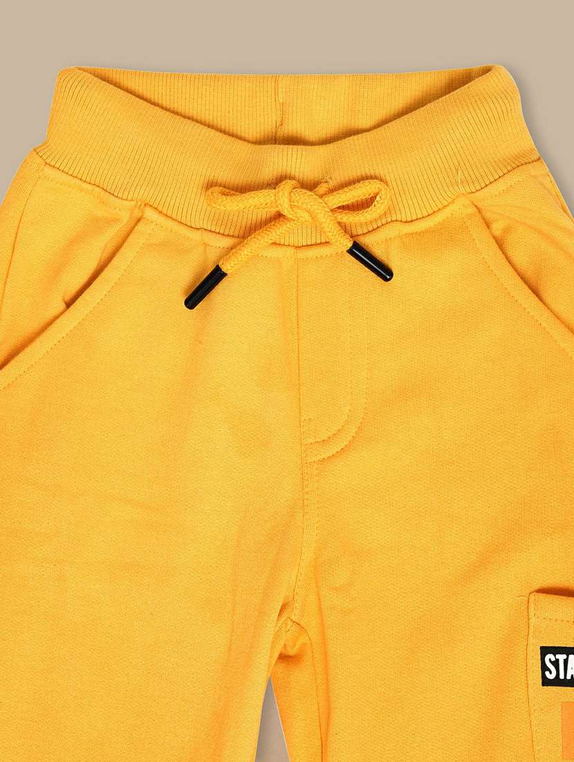 mustard cotton causal joggers - 20595521 -  Standard Image - 2