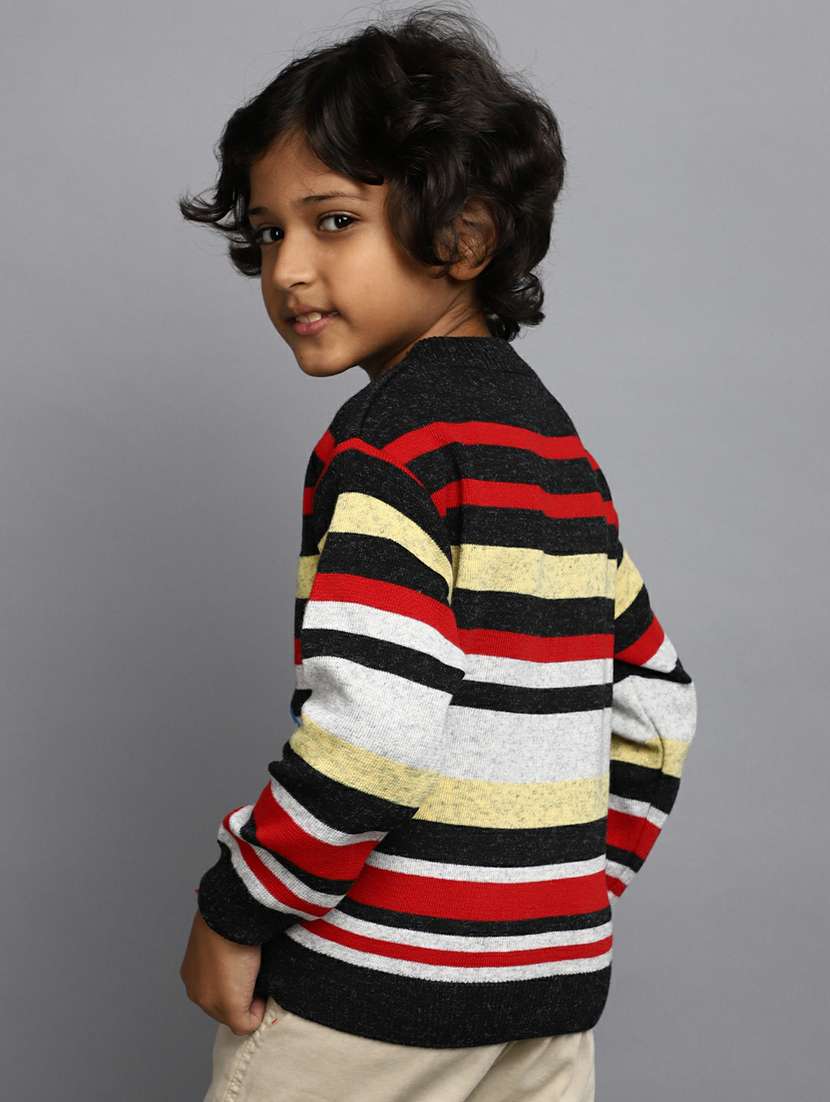 boys multi colored striped sweater - 20595728 -  Standard Image - 2