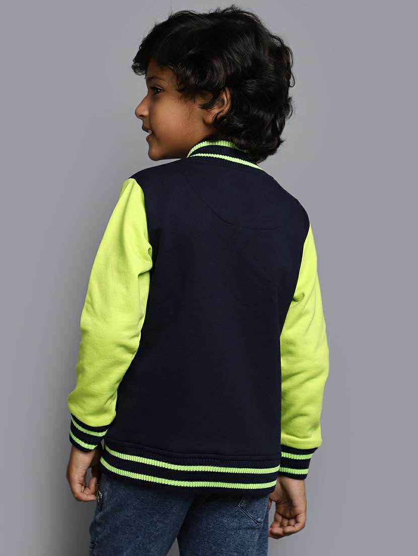 boys long sleeved color block sweatshirt - 20595809 - Standard Image - 2
