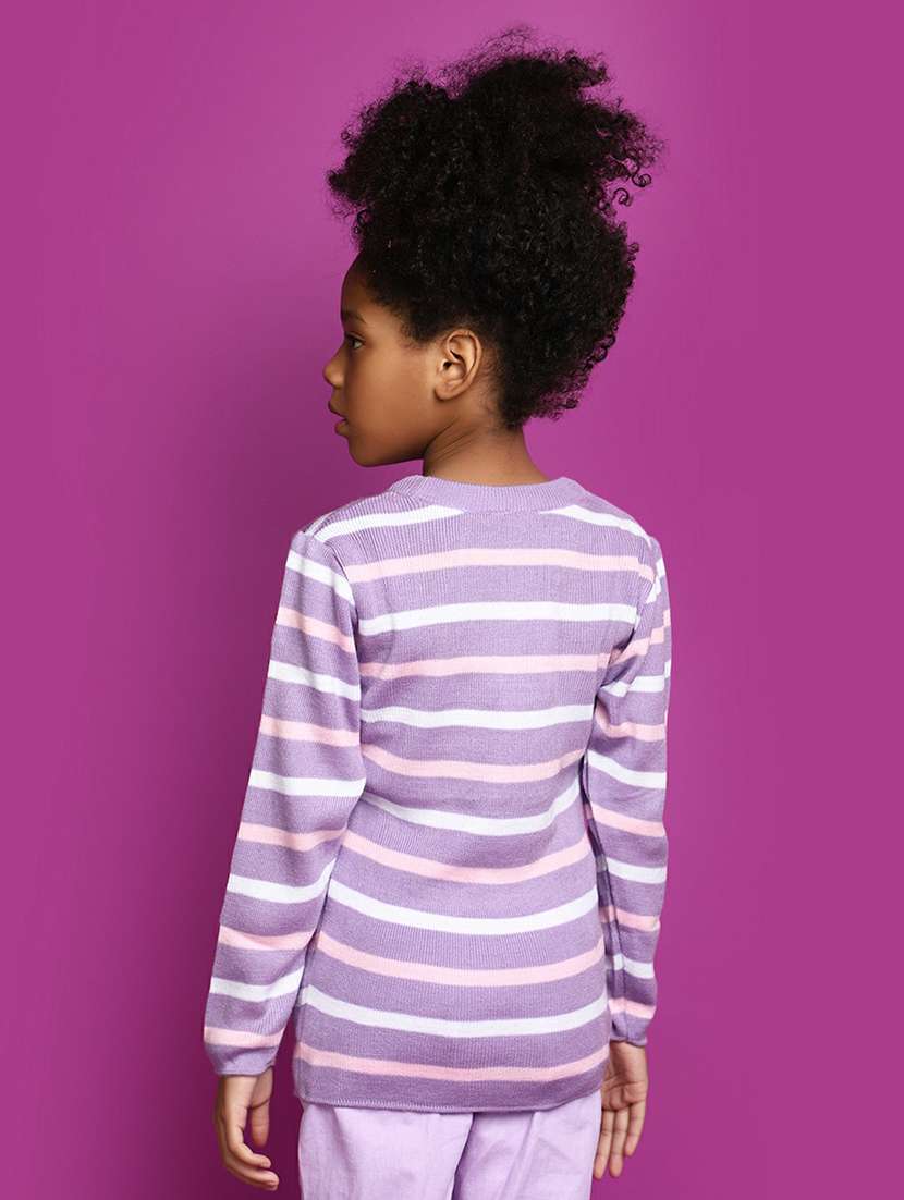 girls multi colored striped sweater - 20595961 -  Standard Image - 2