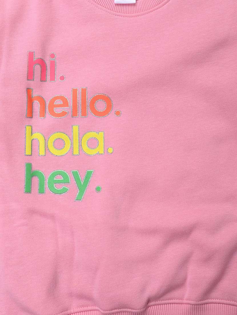 color blocked round neck sweatshirt - 20596017 -  Standard Image - 2