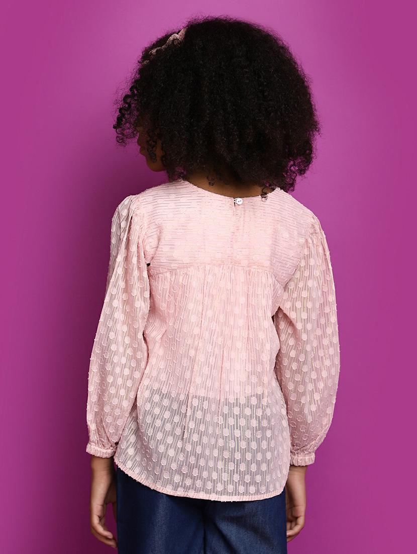 girls v-neck top - 20596130 - Standard Image - 2