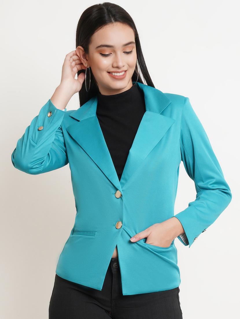 women solid formal blazer - 20596145 - Zoom Image - 0