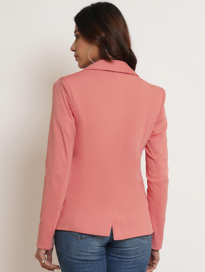 women solid formal blazer - 20596148 - Standard Image - 2