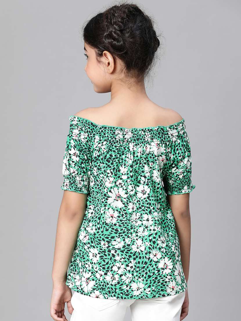 girls off shoulder top - 20596778 - Standard Image - 2
