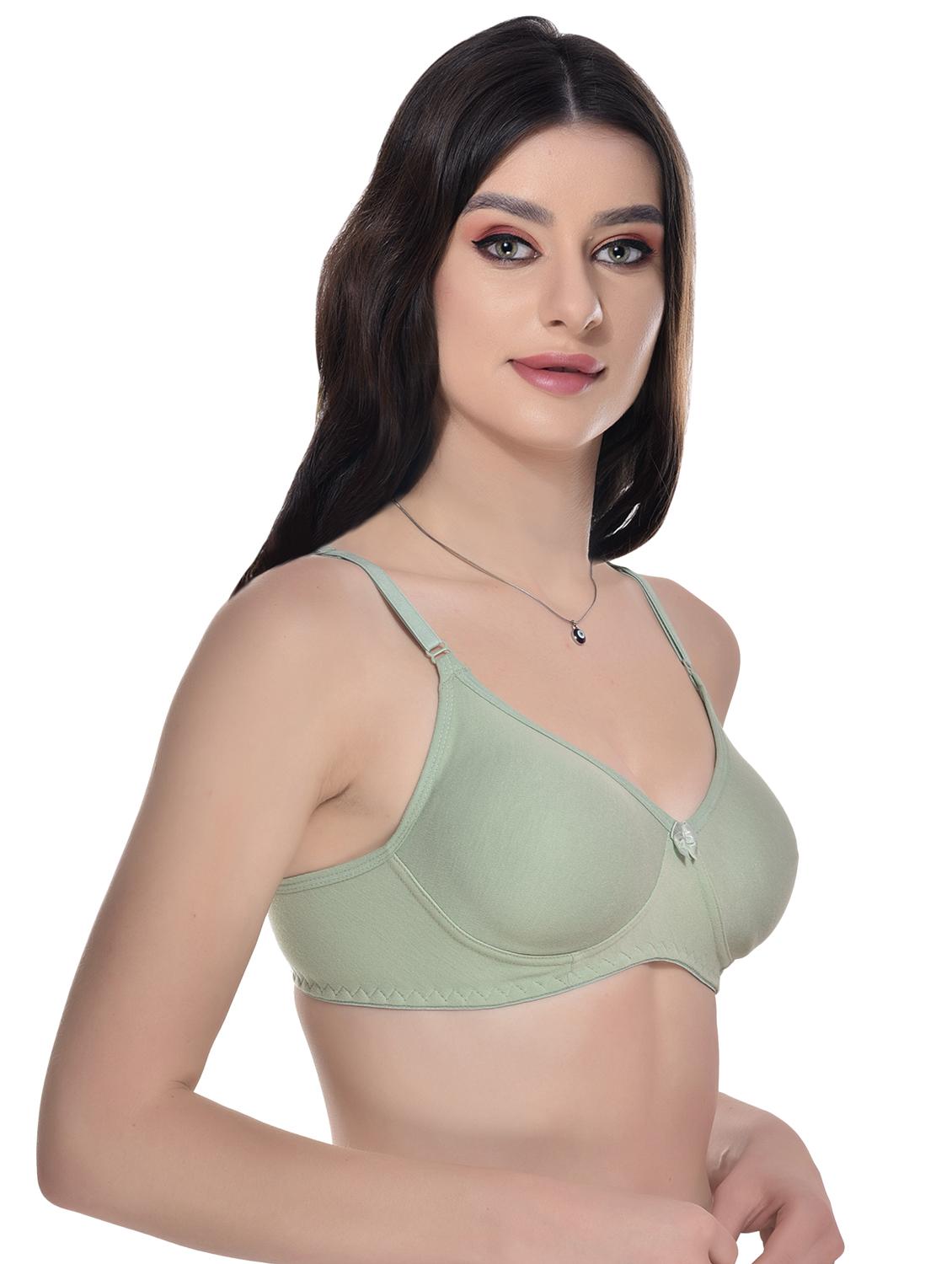 women pack of 3 solid t-shirt bra - 20596833 - Standard Image - 2