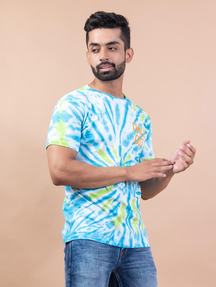men tie & dye cotton t-shirt - 20597217 - Standard Image - 2