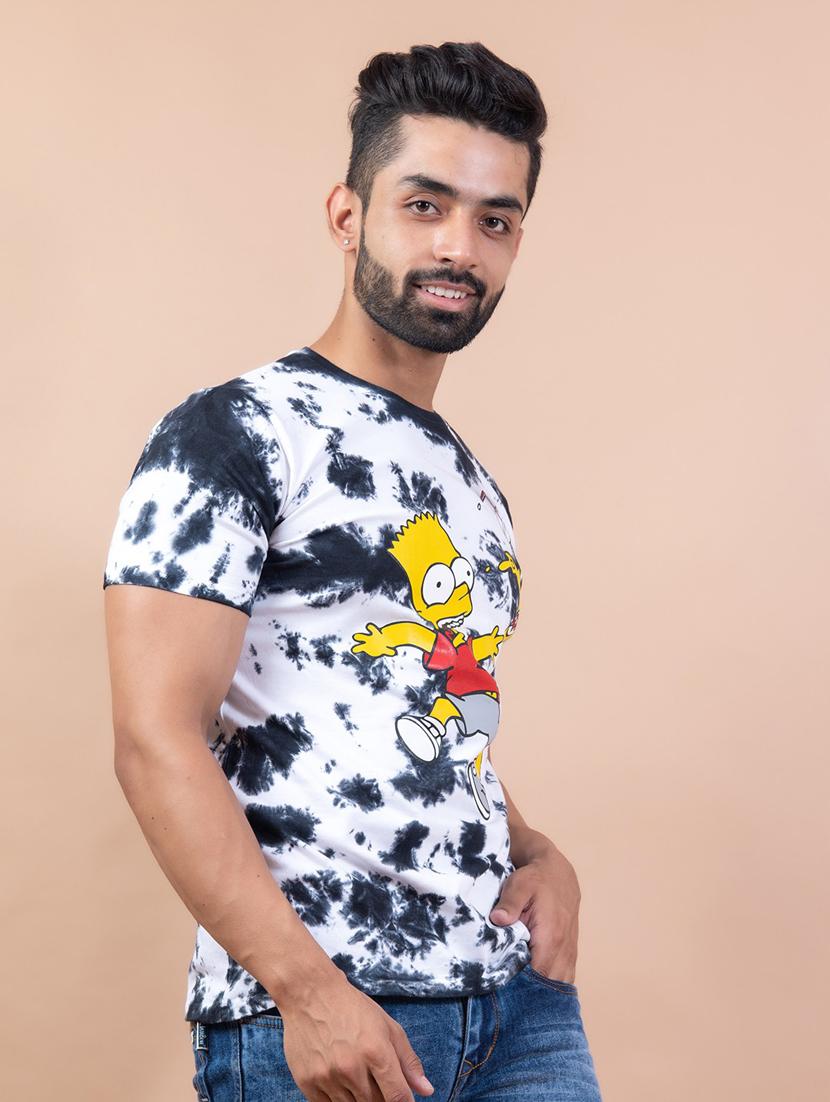 men tie & dye cotton t-shirt - 20597218 - Standard Image - 2