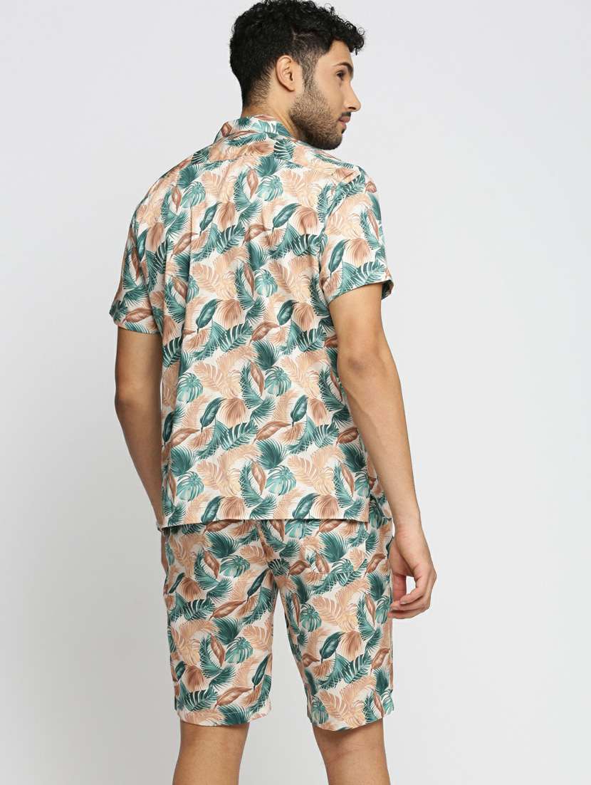 men's multi colored tropical co-ord set - 20598501 -  Standard Image - 2