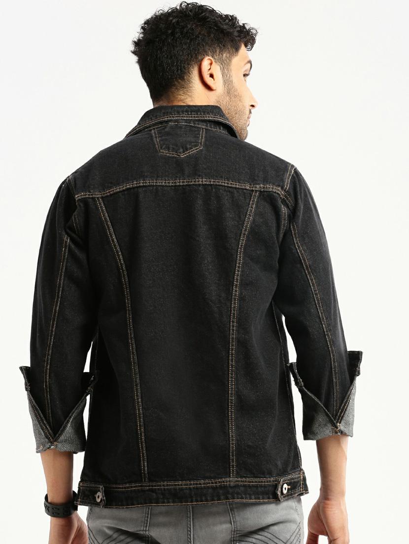 black denim jacket - 20598527 - Standard Image - 2
