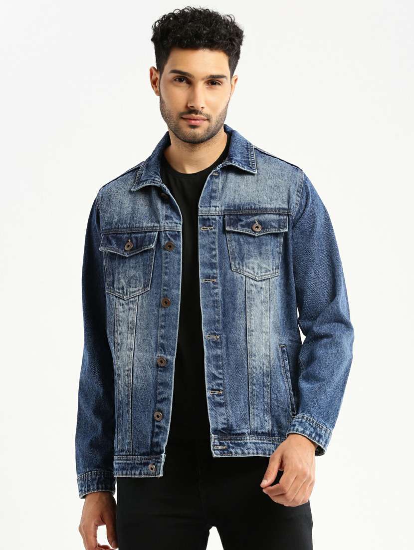 blue denim jacket