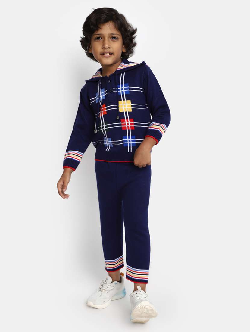 blue cotton suit sets twin & dungree - 20599122 -  Standard Image - 2