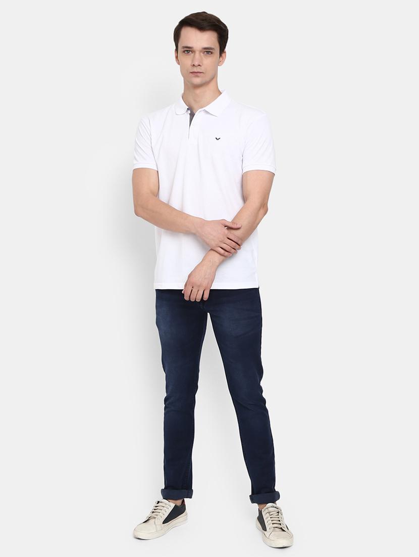 men solid polo t-shirt - 20599613 - Standard Image - 2