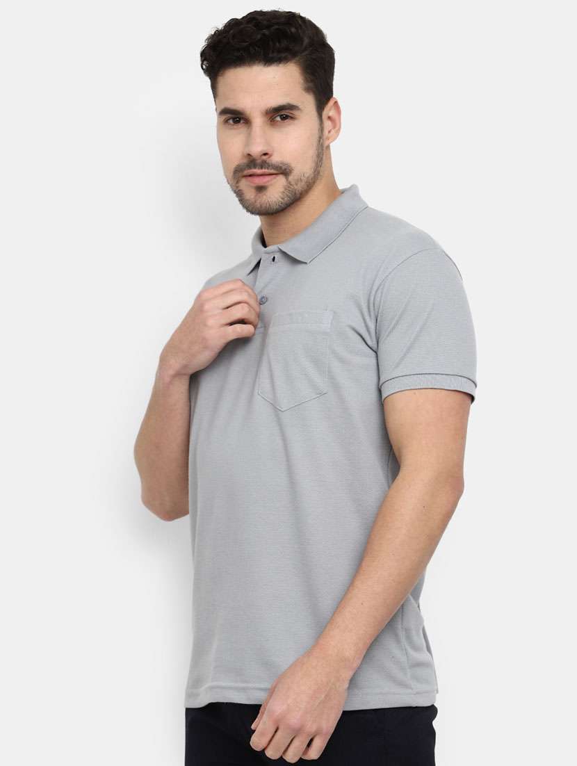 men solids short sleeves t-shirt - 20599659 -  Standard Image - 2