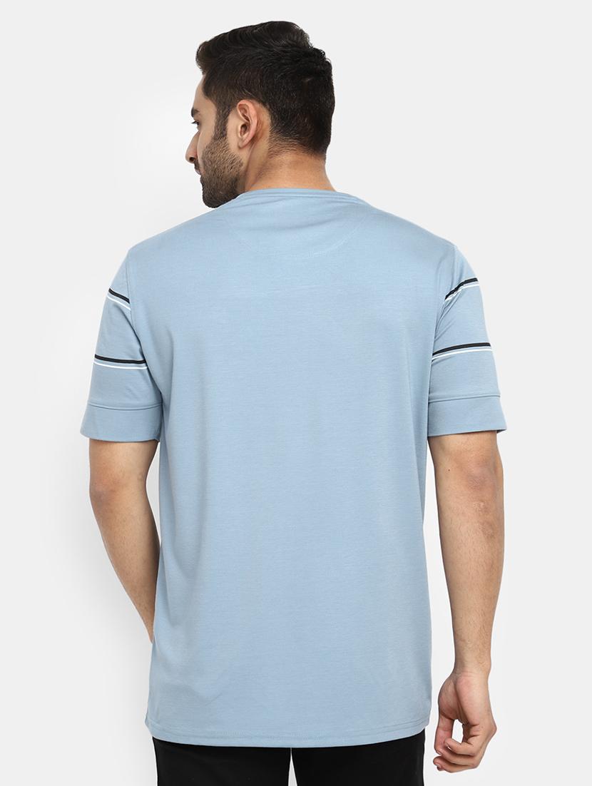 men round neck printed regular t-shirt - 20599883 - Standard Image - 2