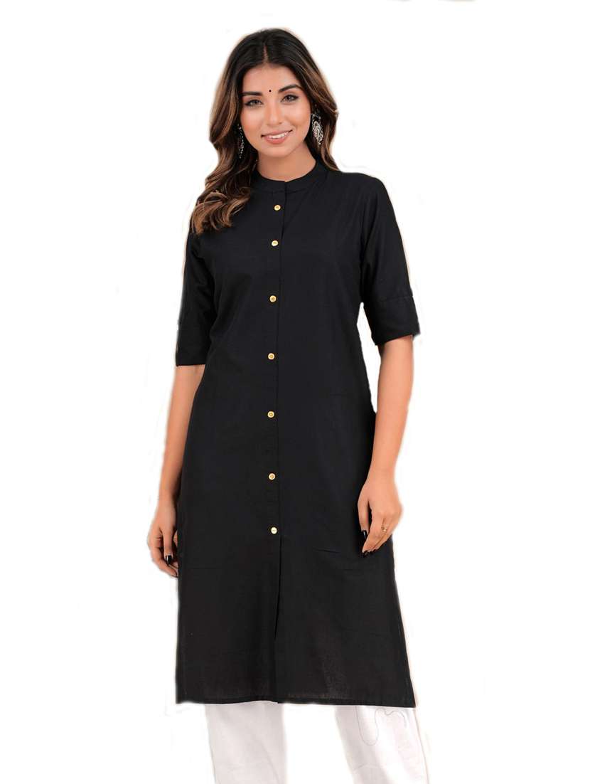 women pack of 2 solid kurta - 20600297 -  Standard Image - 2