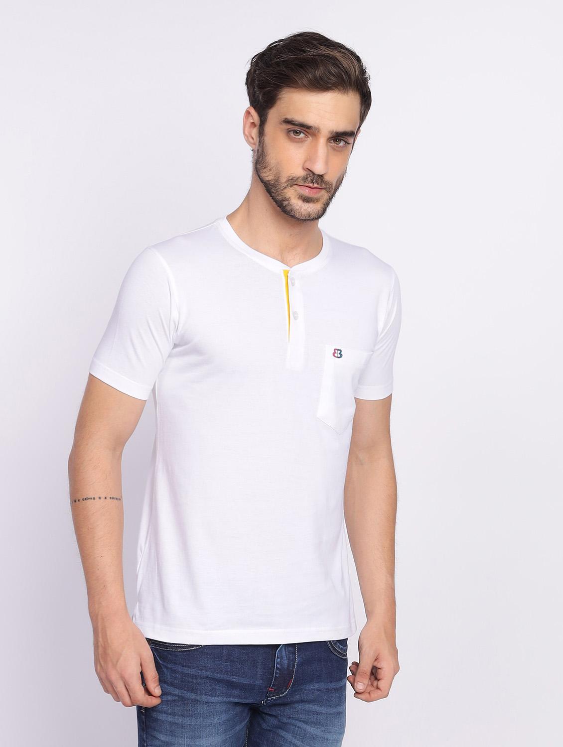 white plain short sleeve t-shirt - 20601491 - Standard Image - 2