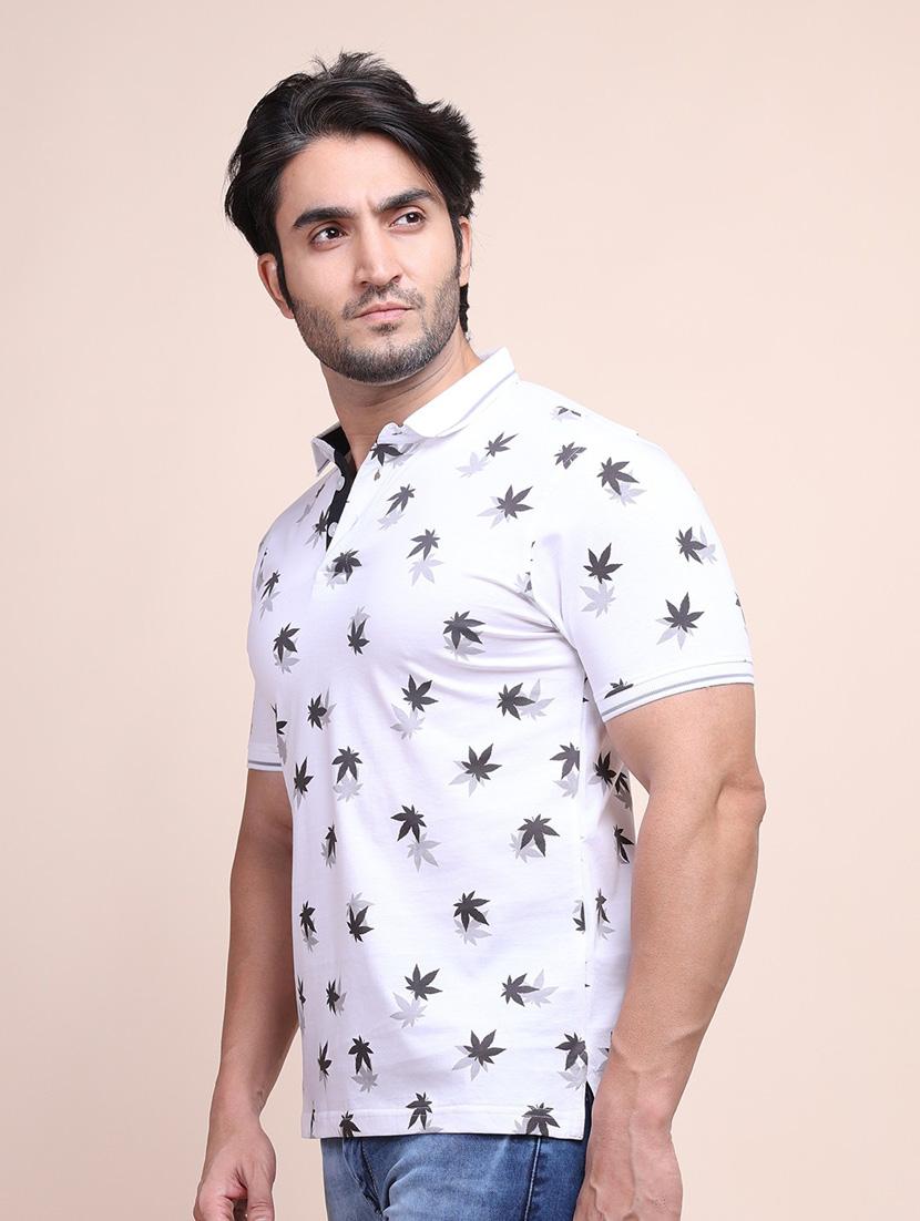 man leaf print t-shirt - 20601515 - Standard Image - 2