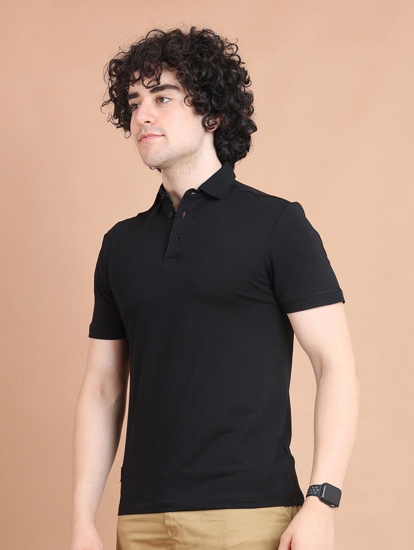 man polo neck t-shirt - 20601572 - Standard Image - 2