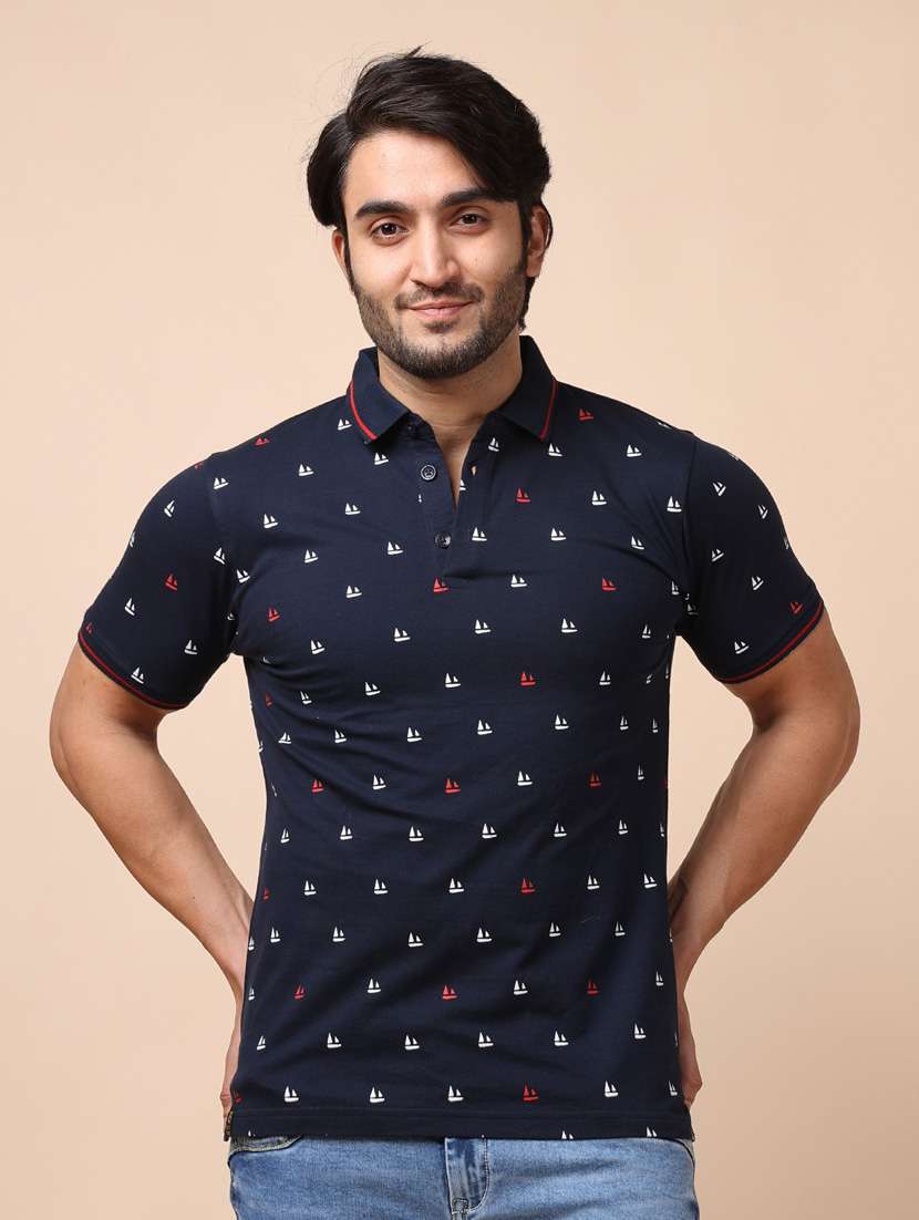 man printed t-shirt