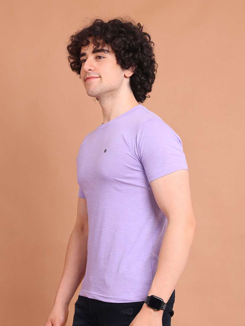 ,man solid round neck t-shirt - 20601614 -  Standard Image - 2